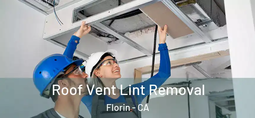 Roof Vent Lint Removal Florin - CA